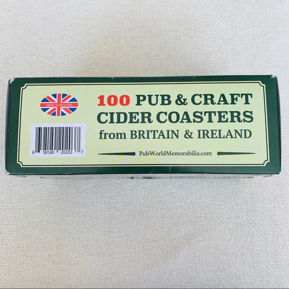 NIOB Pub World Memorabilia 100 Pub & Craft Cider Coasters from Britain & Ireland